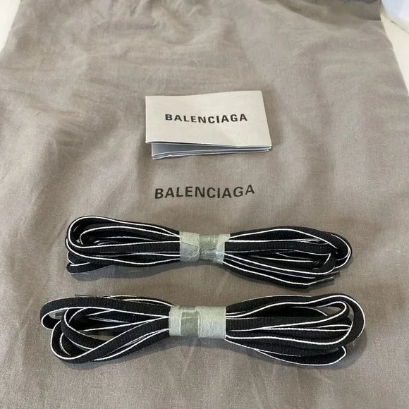 Balenciaga Black Track Trainers Mesh & Nylon Men’s Size 11 US 44 EUR with Bag - Picture 12 of 12